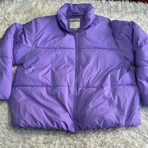 A New day Women's Jacket Long sleeve Short matte puufer Size XXL